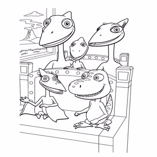 Dinosaur Train coloring page 3