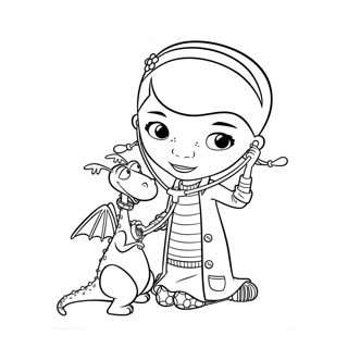 Doc McStuffins coloring page 2