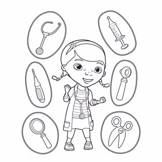 Doc McStuffins coloring page 3