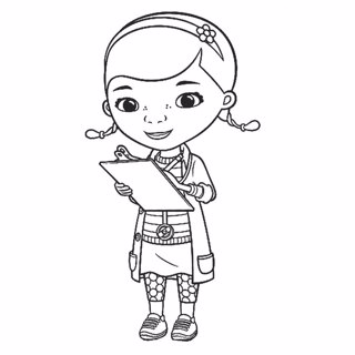 Doc McStuffins coloring page 4