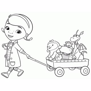 Doc McStuffins coloring page 6