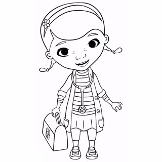 Doc McStuffins coloring page 8