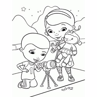 Doc McStuffins coloring page 11