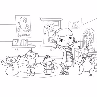 Doc McStuffins coloring page 12