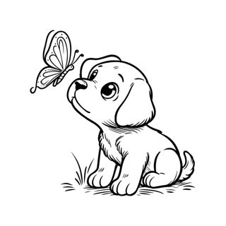 Puppy’s Curious Encounter