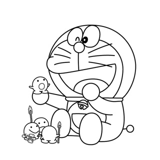 Doreamon coloring page 6