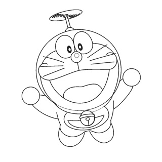 Doreamon coloring page 12