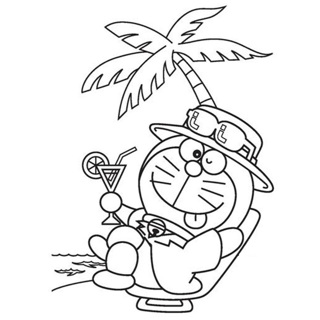 Doreamon coloring page 15