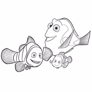 Finding Dory coloring page 2