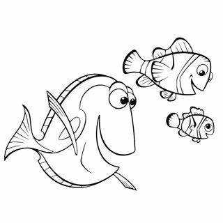 Finding Dory coloring page 11