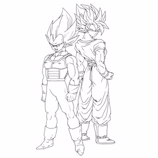 Dragon ball coloring page 5