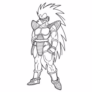 Raditz: The Saiyan's Arrival - Coloring Adventure