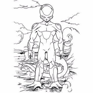 Dragon ball coloring page 11