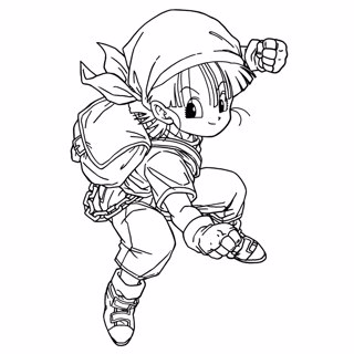 Dragon ball coloring page 12