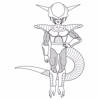 Frieza in Final Form: Ready for Battle – Dragon Ball Fan Art