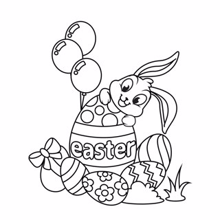 Easter coloring page 7