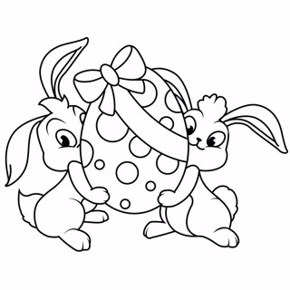 Easter coloring page 12