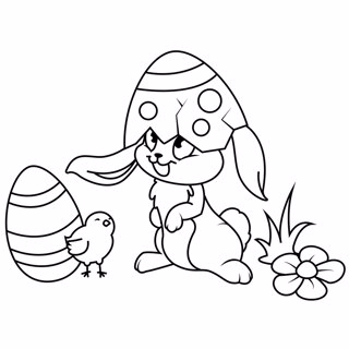 Easter coloring page 18