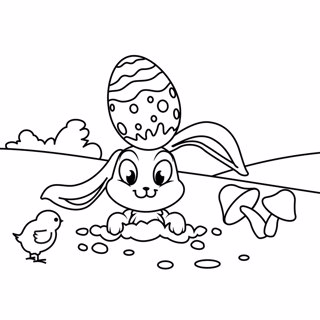 Easter coloring page 19