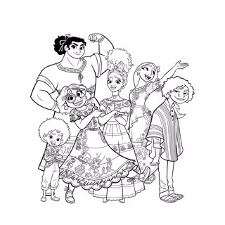 Encanto coloring page 4