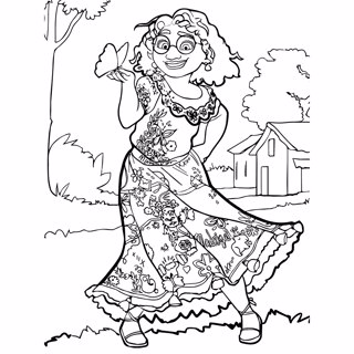 Encanto coloring page 15