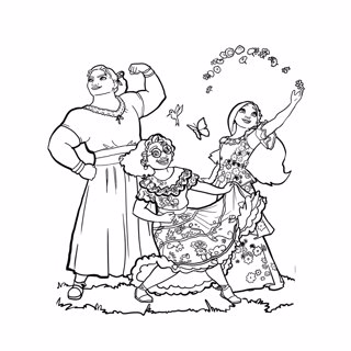 Encanto coloring page 16