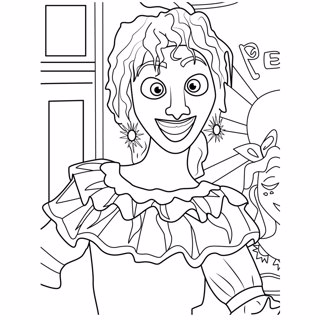 Encanto coloring page 25