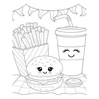 Adorable Fast Food Fun: A Happy Meal Combo!