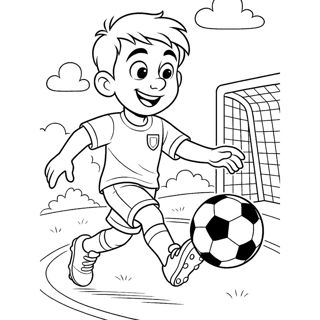 Joyful Kick: A Young Player's Football Adventure
