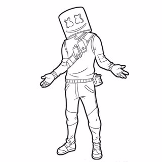 Fortnite coloring page 5
