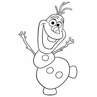Frozen coloring page 5