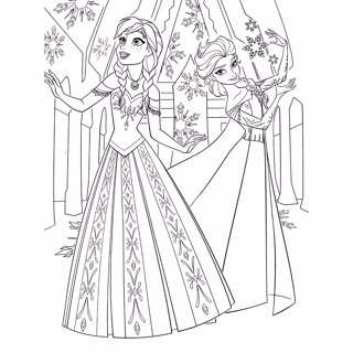 Frozen coloring page 16