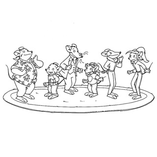 Geronimo Stilton coloring page 2