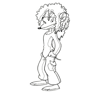 Geronimo Stilton coloring page 3