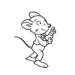 Geronimo Stilton coloring page 4