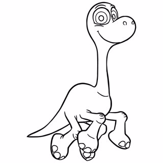 The Good Dinosaur coloring page 16