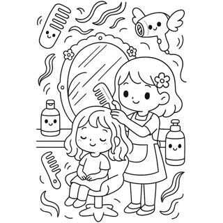 Charming Children's Hair Salon: A Day of Smiles and Style