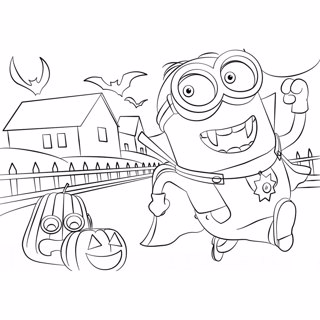 Halloween coloring page 8
