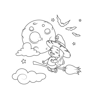 Halloween coloring page 12