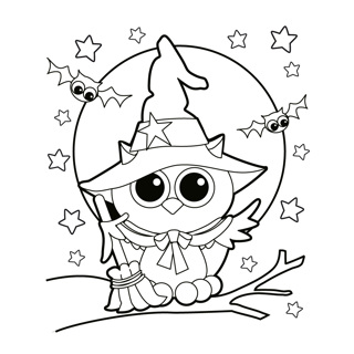 Halloween coloring page 16