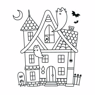 Halloween coloring page 23