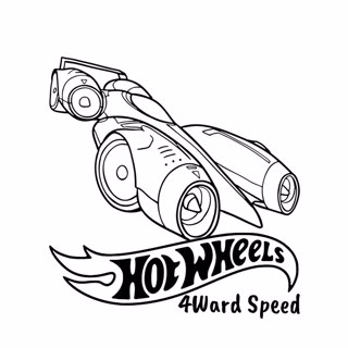 Hot Wheels coloring page 2