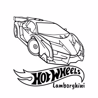 Hot Wheels coloring page 7