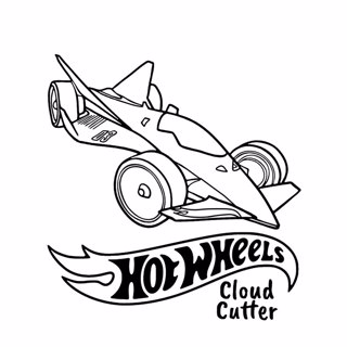 Hot Wheels coloring page 12