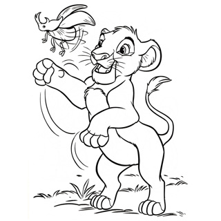 The King Lion coloring page 8