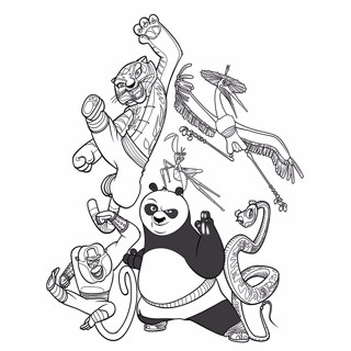 Kung Fu Panda: The Furious Five Unite!