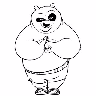Kung Fu Panda coloring page 5