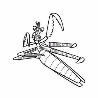 Master Mantis in Action - A Kung Fu Panda Adventure