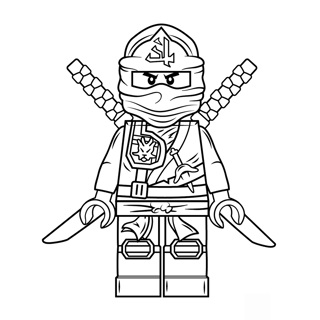 Lego coloring page 9