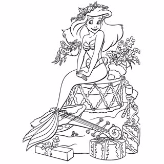 The Little Mermaid coloring page 11